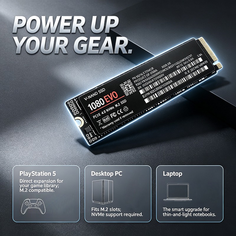 2026 NEW 1080 EVO M.2 NVMe PCI - đánh giá và giá M.2 Nvme 4Tb Pcie 4.0 Ssd