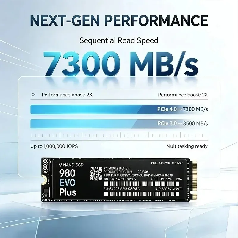 980 EVO Plus M.2 2280 NVMe PCI - đánh giá và giá M.2 Nvme 4Tb Pcie 4.0 Ssd