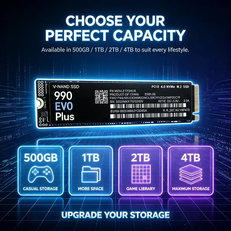 M.2 NVMe SSD 990 EVO Plus 500G - đánh giá và giá M.2 Nvme 4Tb Pcie 4.0 Ssd