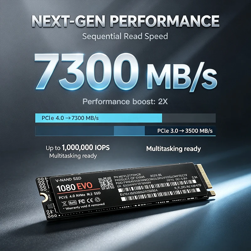 M.2 NVMe PCIe 4.0 SSD 1080 EVO - đánh giá và giá M.2 Nvme 4Tb Pcie 4.0 Ssd