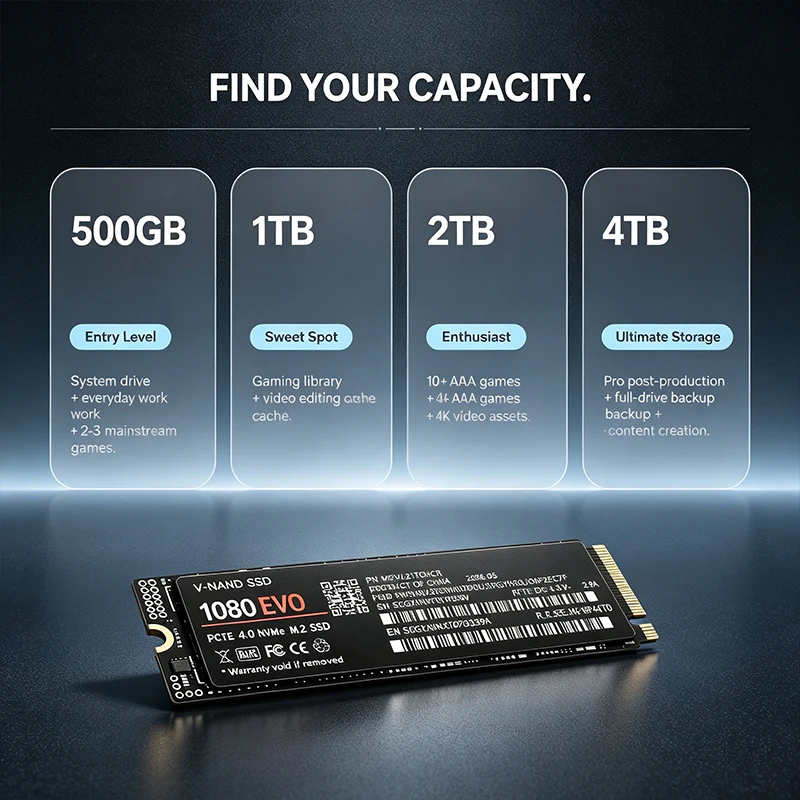 M.2 NVMe PCIe 4.0 SSD 1080 EVO - đánh giá và giá M.2 Nvme 4Tb Pcie 4.0 Ssd