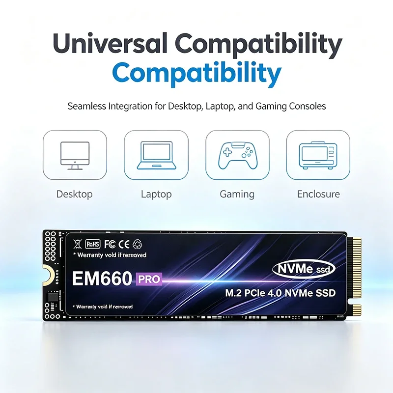 EM660 M.2 NVMe PCIe 4.0 SSD 50 - đánh giá và giá M.2 Nvme 4Tb Pcie 4.0 Ssd